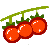 Cherry Tomato Food Sticker by FarmBot
