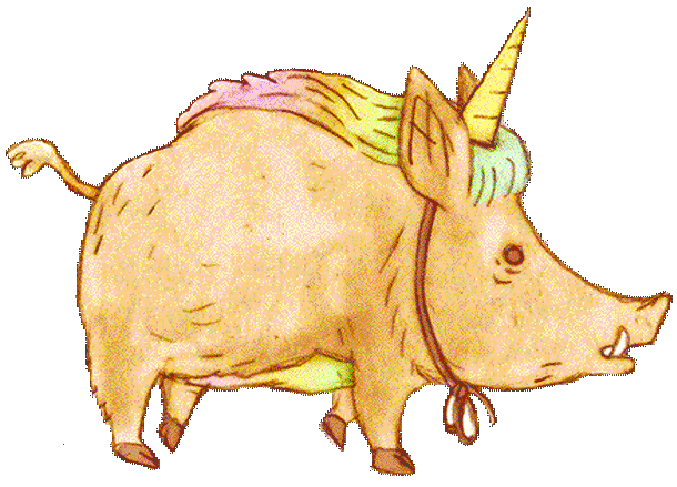Rainbow Unicorn Sticker by Alice Socal