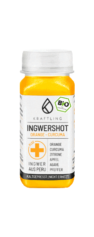 Kraftling shot ginger ingwer ingwershot Sticker