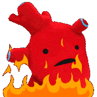 Sad Oh No Sticker by I Heart Guts