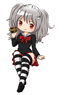 Lunime anime cute girl games Sticker