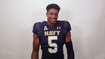 Navy Football GIF by Navy Athletics