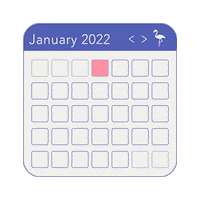 January Sticker by Team Phun