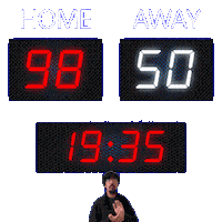 50 Away Sticker