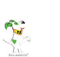 Happy Holidays Pj Petjuvenate Sticker by PetJuvenate - PJ