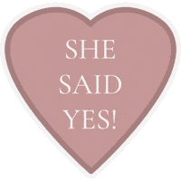 thewhiteflower heart bride engaged bridal Sticker