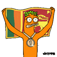 Sri Lanka Flag Sticker by shremps