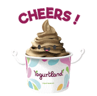 yogurtland_id happy smile gif cheers Sticker
