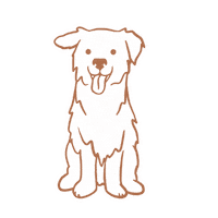 meliz_design dog aussie frech nanook Sticker