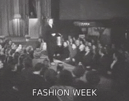 Fashion Week Fashionista GIF by GIF IT UP