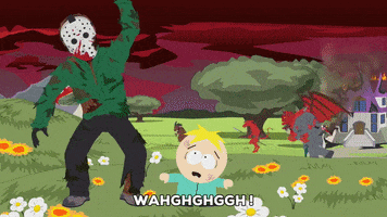 butters stotch zombies GIF by South Park 