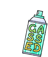 AlasdairSpencer mad sauce spray gas Sticker
