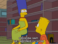 speaking bart simpson GIF