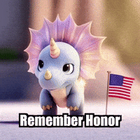 Memorial Day Remembrance GIF by Divineasaur