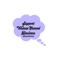 beemabroker business boss femalefounded womenownedbusiness Sticker