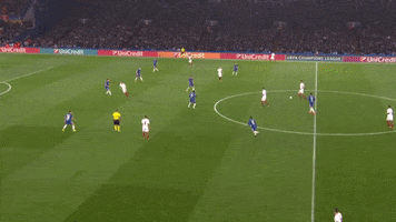 champions league chelsea roma GIF by AS Roma
