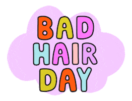 Bad Hair Day Sticker