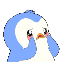 Scared Oh No Sticker by Pudgy Penguins