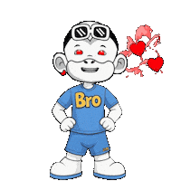 Brotherly Love Bro Sticker by Zhot