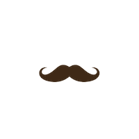 Take Care Mustache Sticker by Hennepin County