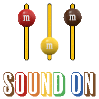 candy sound Sticker by M&M’S Chocolate
