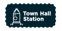 RailProjectsVictoria town hall rpv metro tunnel metro tunnel project Sticker