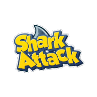 splashlagoon shark attack water slide splash lagoon splash lagoon water park Sticker