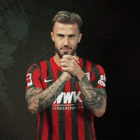 Bundesliga Rubbing GIF by FC Augsburg 1907