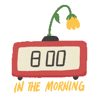 On The Ground Morning Sticker
