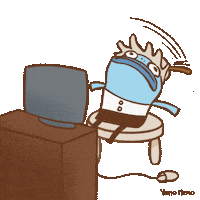 Angry Office Sticker