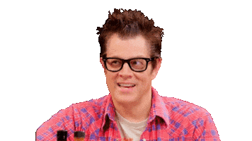 Looking Johnny Knoxville Sticker by First We Feast