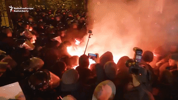 Protesters Clash With Kiev Police After Conviction of Nationalist Leader