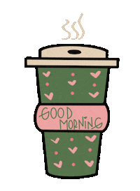 Good Morning Pink Sticker