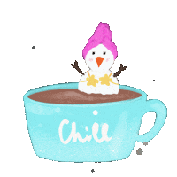 Relaxed Christmas Sticker