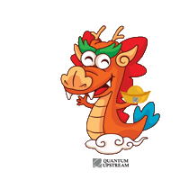 Huatah Dragonyear Sticker by Quantum Upstream (Quantum2U)