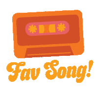 Favorite Song Tape Sticker