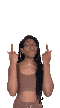 clickmavenmedia woman smiling pointing black woman Sticker