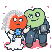 Happy Marriage Sticker by Lipchan