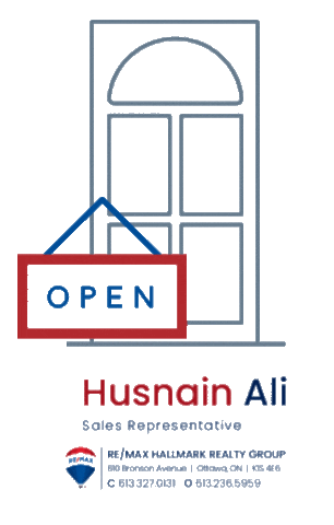 HusnainAliReMax giphyupload real estate remax open house Sticker