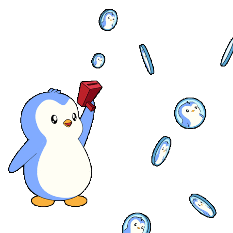 Crypto Penguin Sticker by Pudgy Penguins