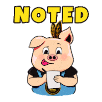 Noted Sticker by Bipang Ambawang