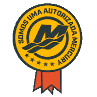 Autorizada Sticker by Mercury Marine Brasil