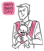 Fathers Day Baby GIF by Caroline Director