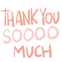 Happy Thank You So Much Sticker by Demic