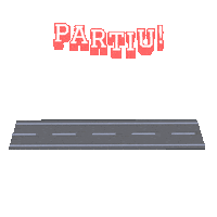 Partiu Sticker by PLASTLONDRI CAIXAS PLÁSTICAS