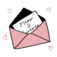 twotabbies wedding meow envelope invitation Sticker