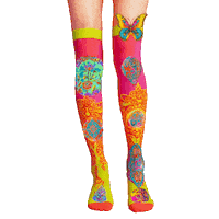 Glow Happy Socks Sticker