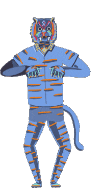 crankbunny cat trippy swipeup exercise Sticker