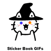 Inspired Cat Sticker by Sticker Book iOS GIFs