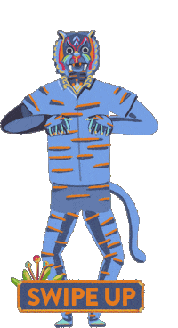 crankbunny cat trippy swipe up swipe Sticker